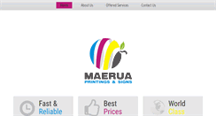 Desktop Screenshot of maeruaprinting.com